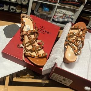 Rockstud Cage Strap Sandals like Valentino